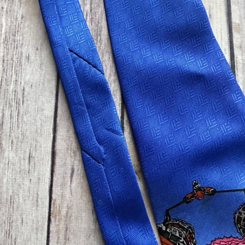 STAR WARS Novelty Men's Neck Tie, 100% Polyester Multicolor Vintage - Picture 4 of 8